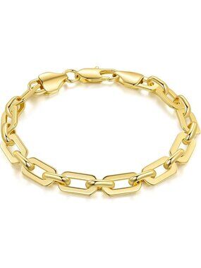 Elegant 14K Gold Chain Bracelet for Women - Dazzling Gold Bracelets for Any